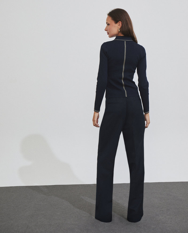 Pantalón de mujer de corte ancho