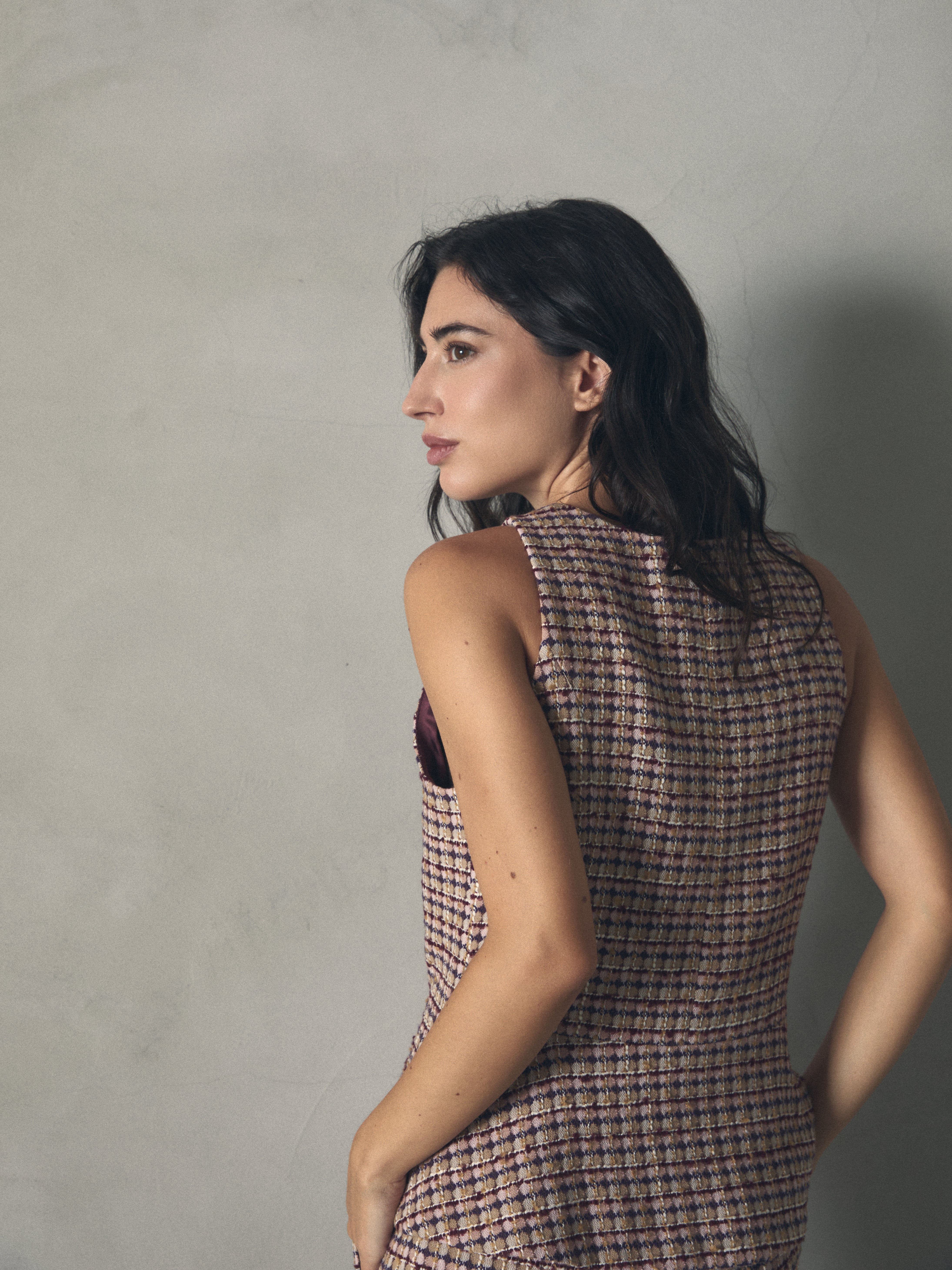 TOP TEJIDO TWEED