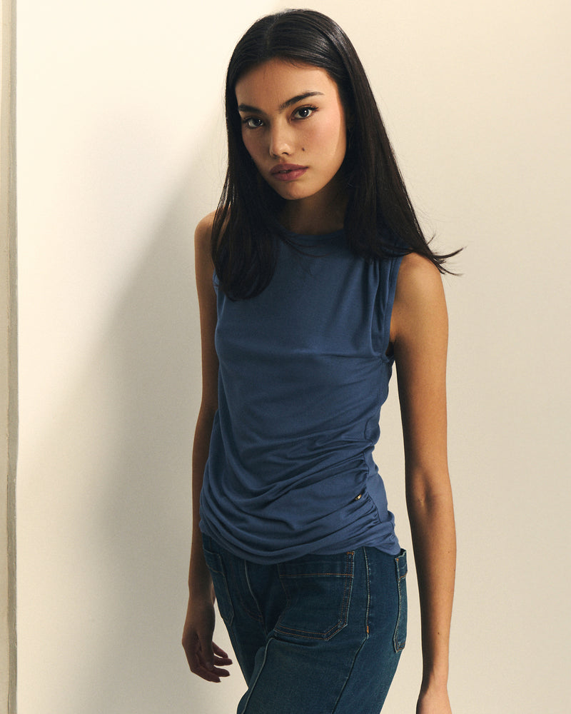 CAMISETA  FRUNCIDA VISCOSA