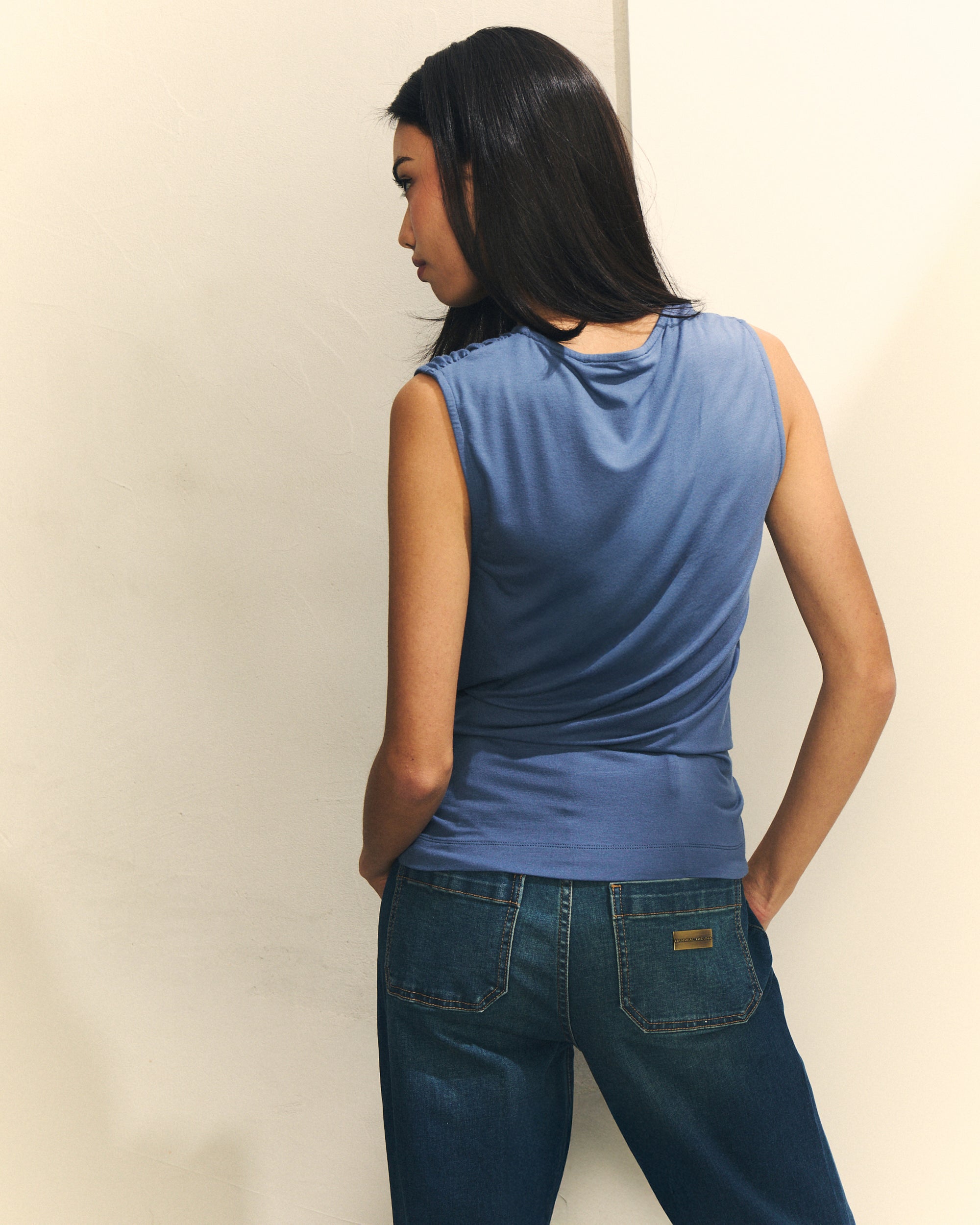 CAMISETA  FRUNCIDA VISCOSA