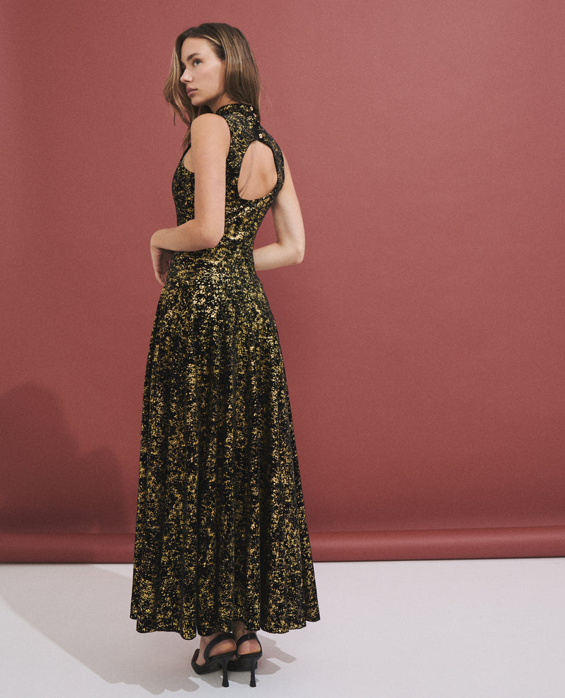 Vestido largo sin mangas