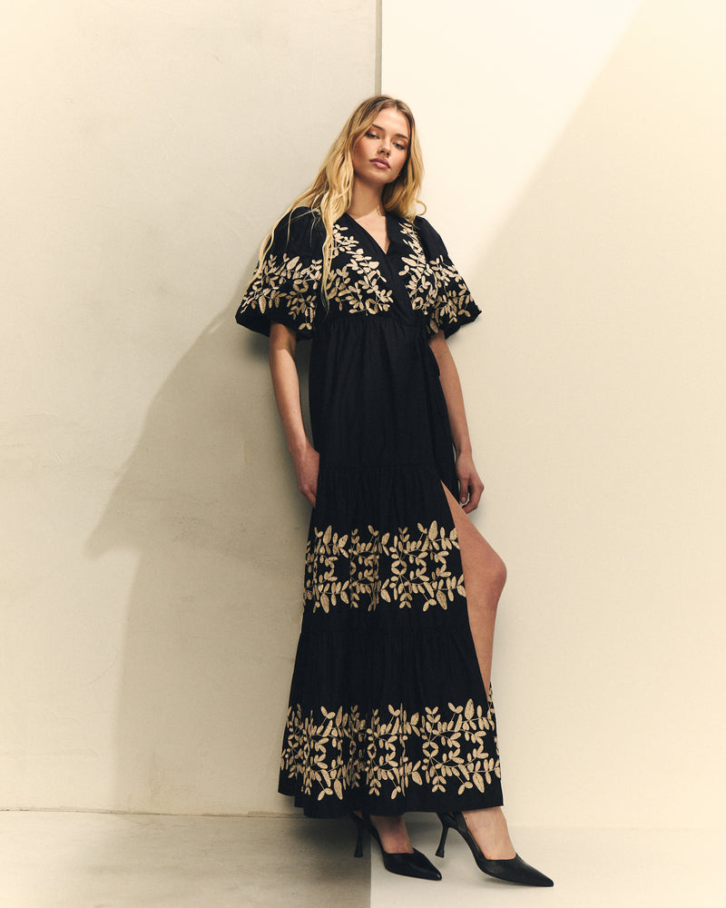 VESTIDO POPELIN BORDADO