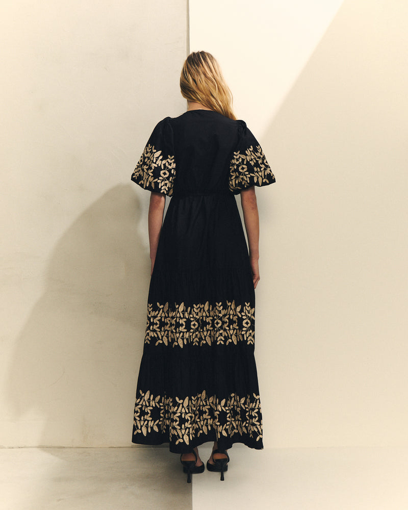 VESTIDO POPELIN BORDADO