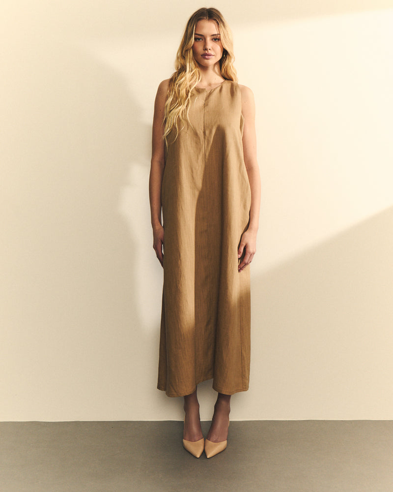 VESTIDO FRESCO LAGRIMA ESCOTE