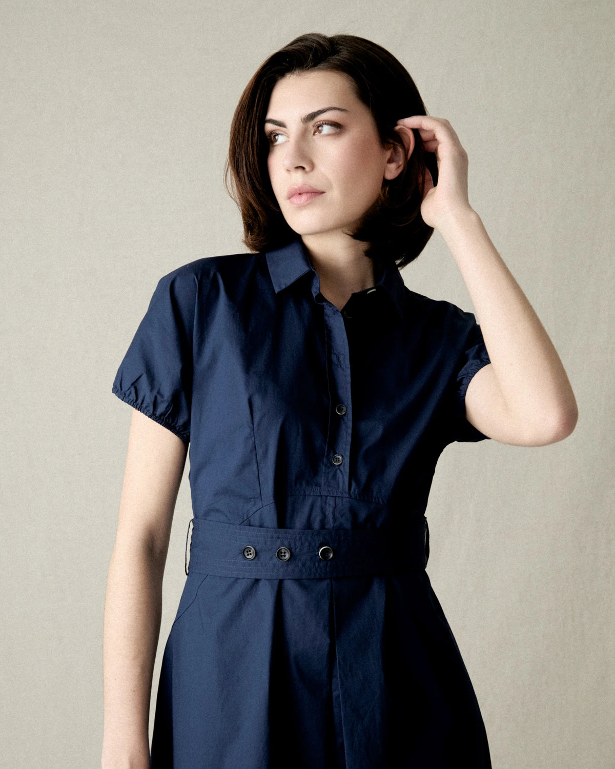 VESTIDO CAMISERO POPELIN