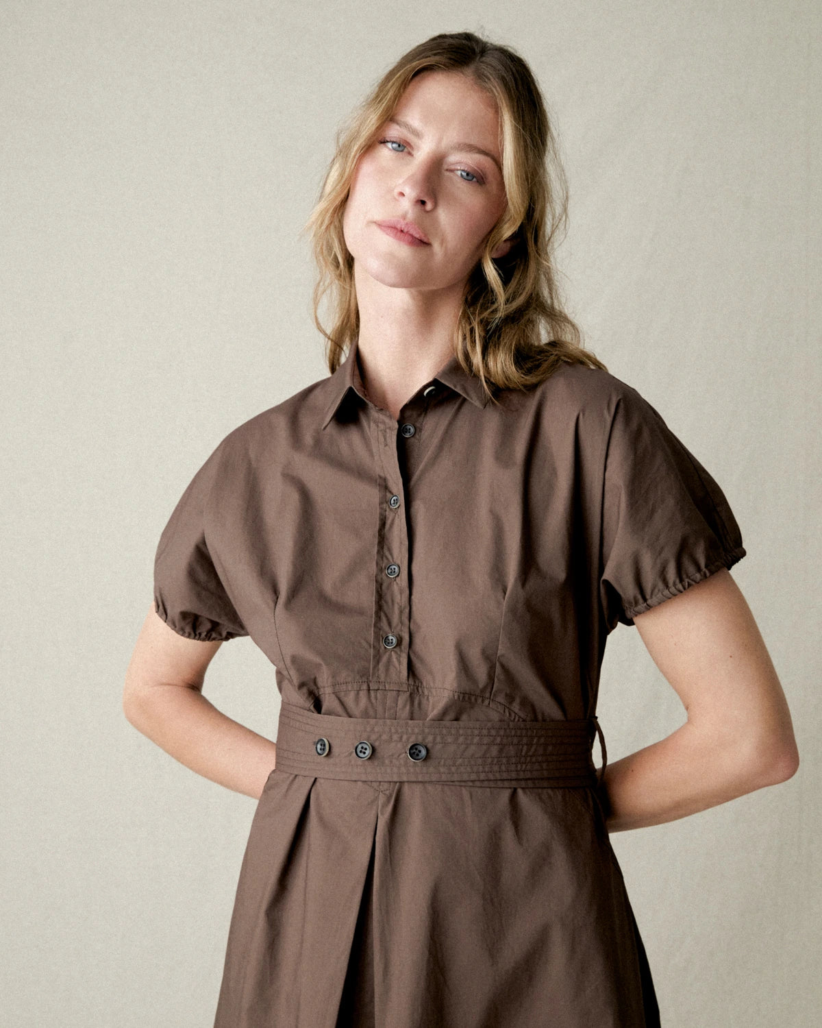 VESTIDO CAMISERO POPELIN