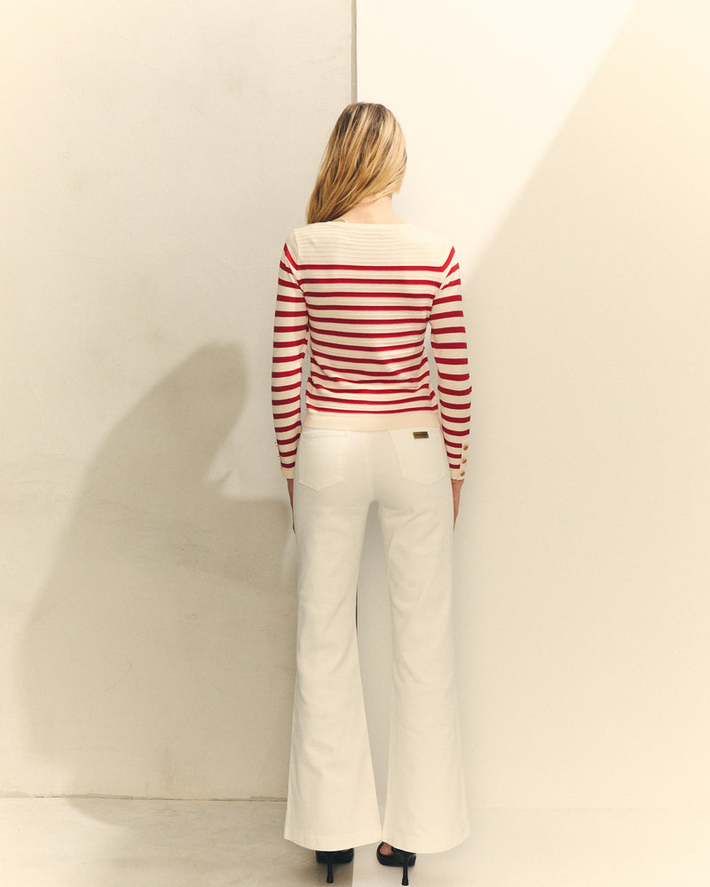 JERSEY RAYAS MANGA LARGA CON BOTONES