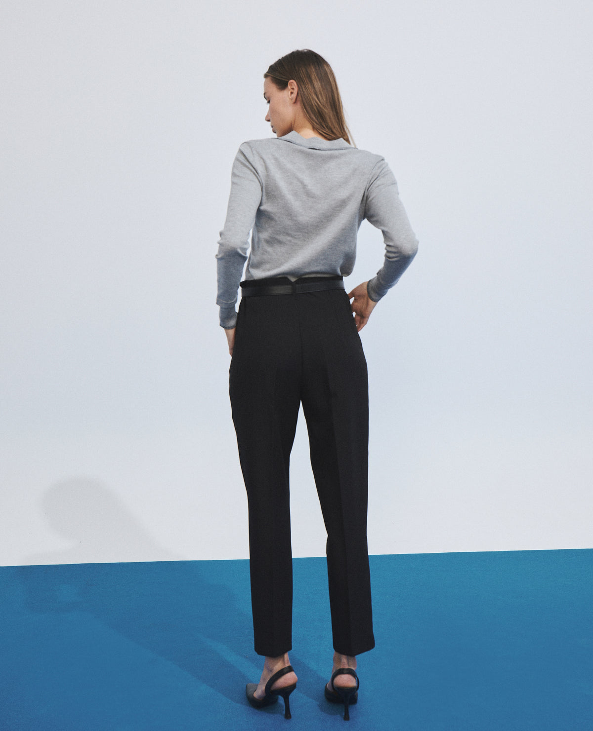 Jersey de mujer con cuello polo