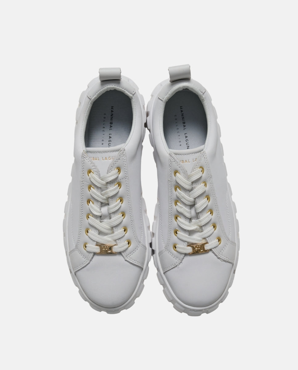 ZAPATILLA PIEL BLANCA