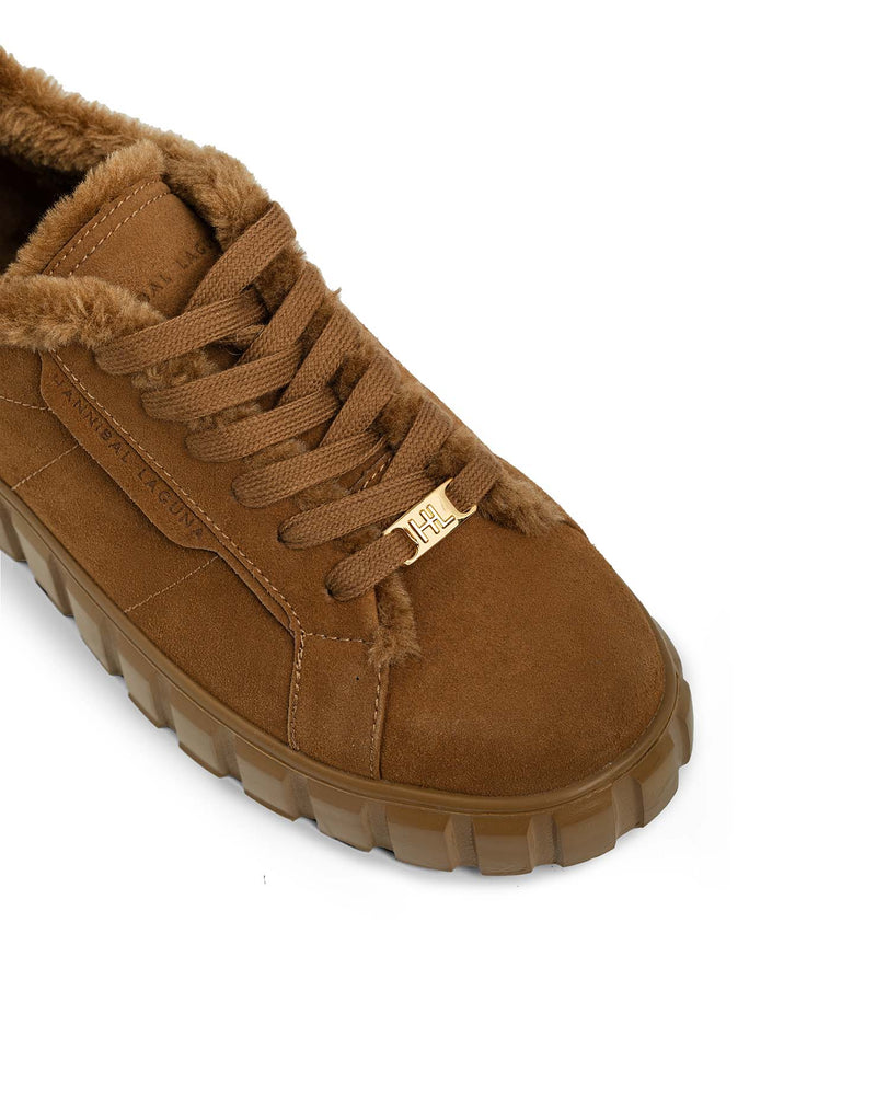 Zapatillas deportivas de mujer de ante