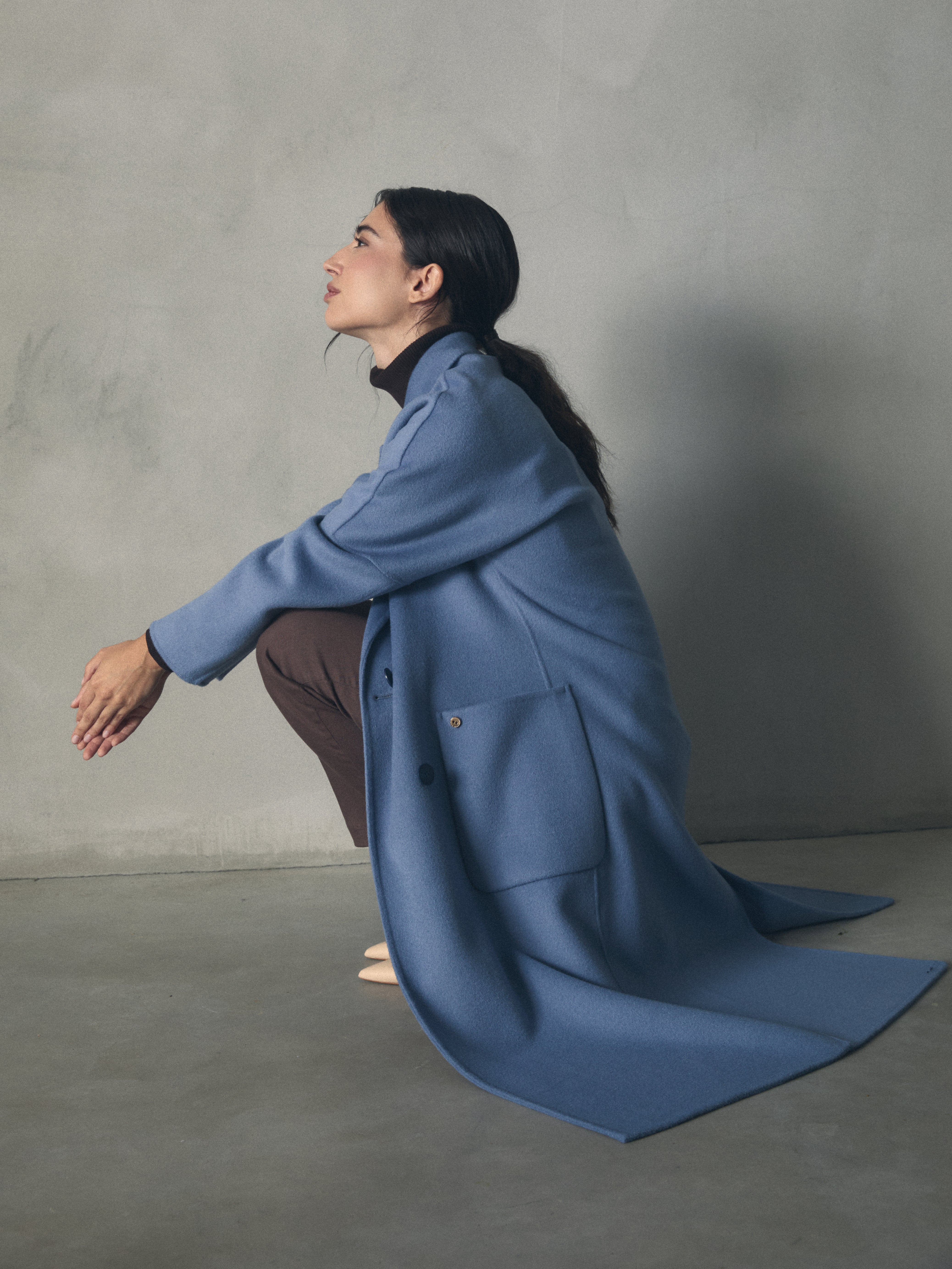 ABRIGO CRUZADO LARGO de mujer Hannibal Laguna Collection