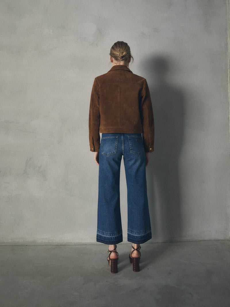 CAZADORA CUERO CON BOLSILLOS GRANDES