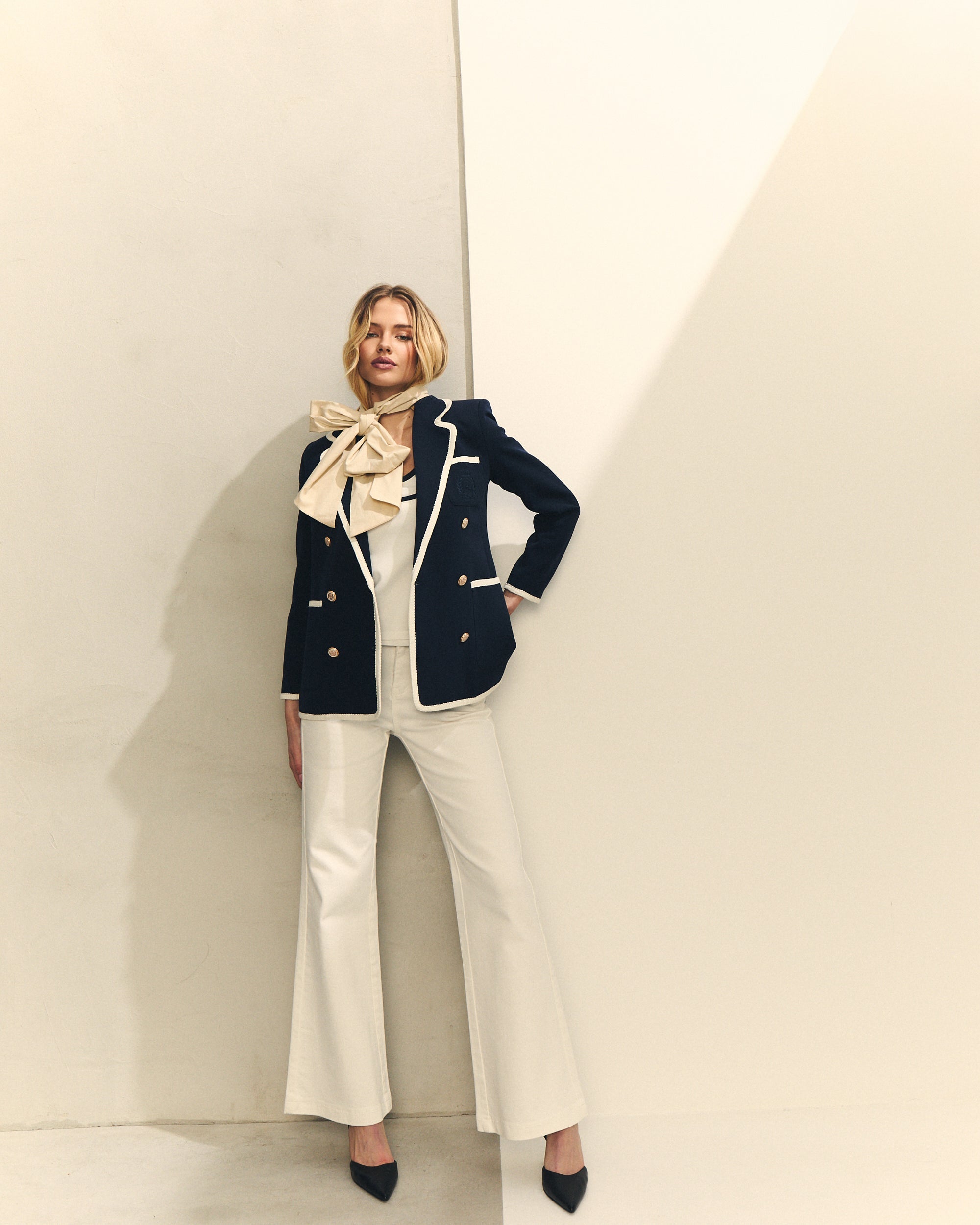 CHAQUETA CRUZADA MARINERA de mujer Hannibal Laguna Collection