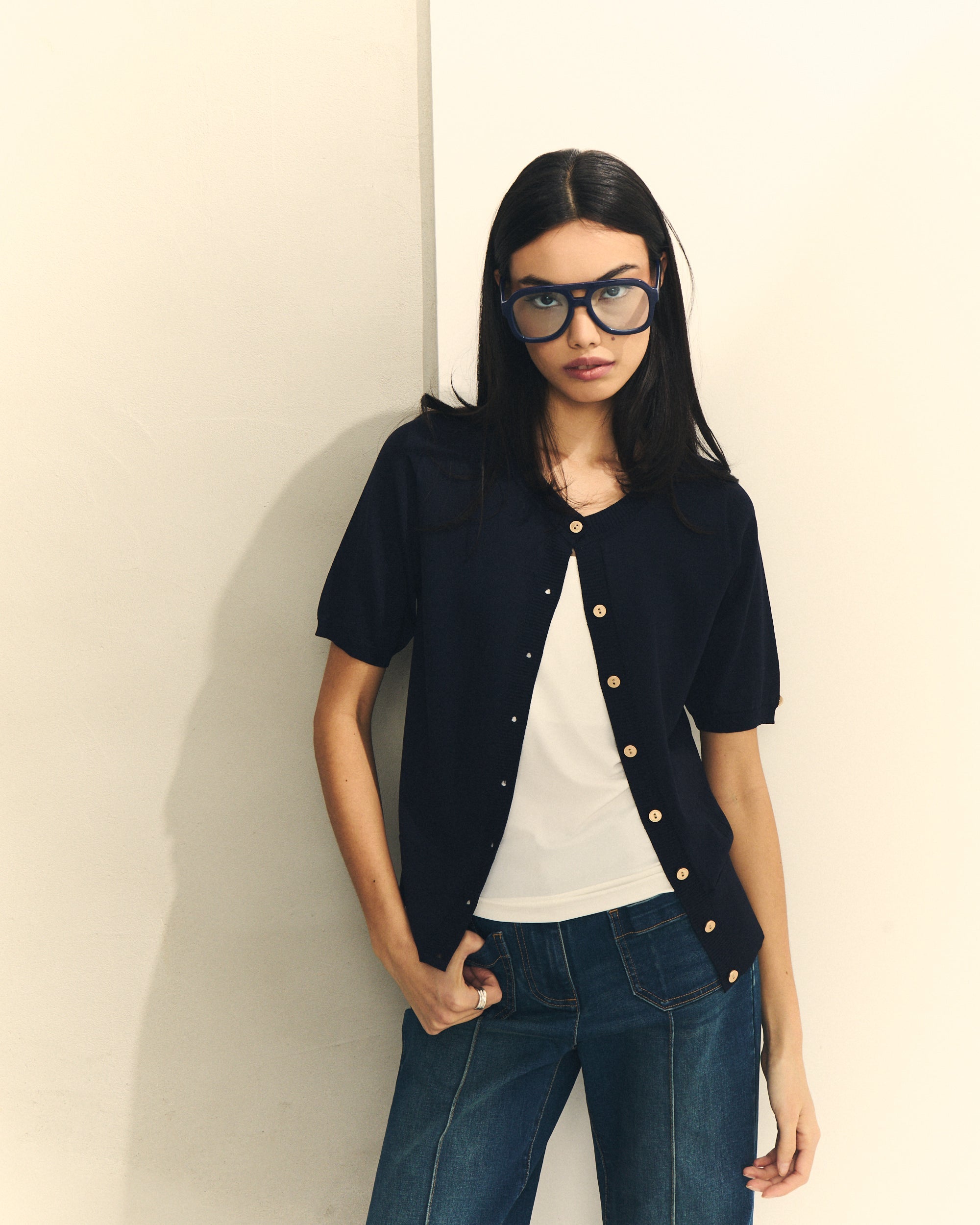 CHAQUETA PUNTO ABOTONADA de mujer Hannibal Laguna Collection