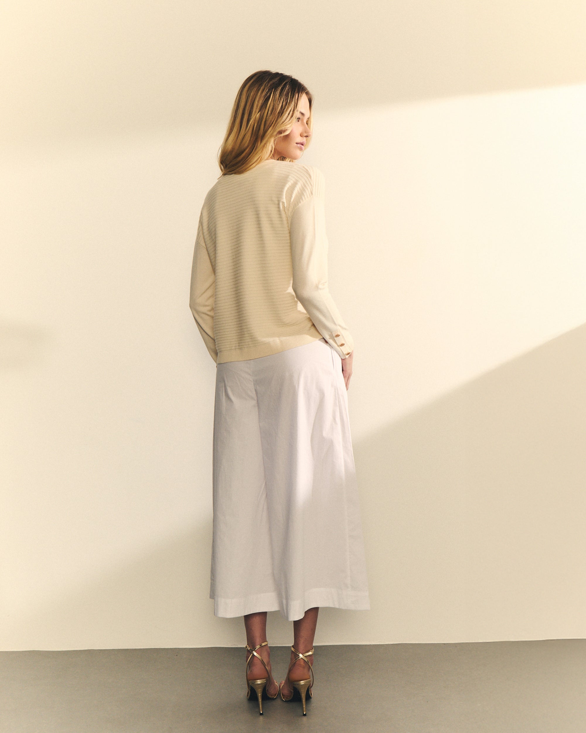 CHAQUETA PUNTO CON BOTONES de mujer Hannibal Laguna Collection