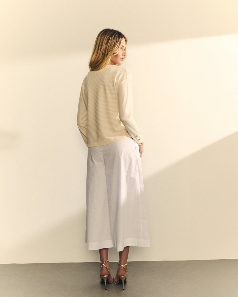 CHAQUETA PUNTO CON BOTONES