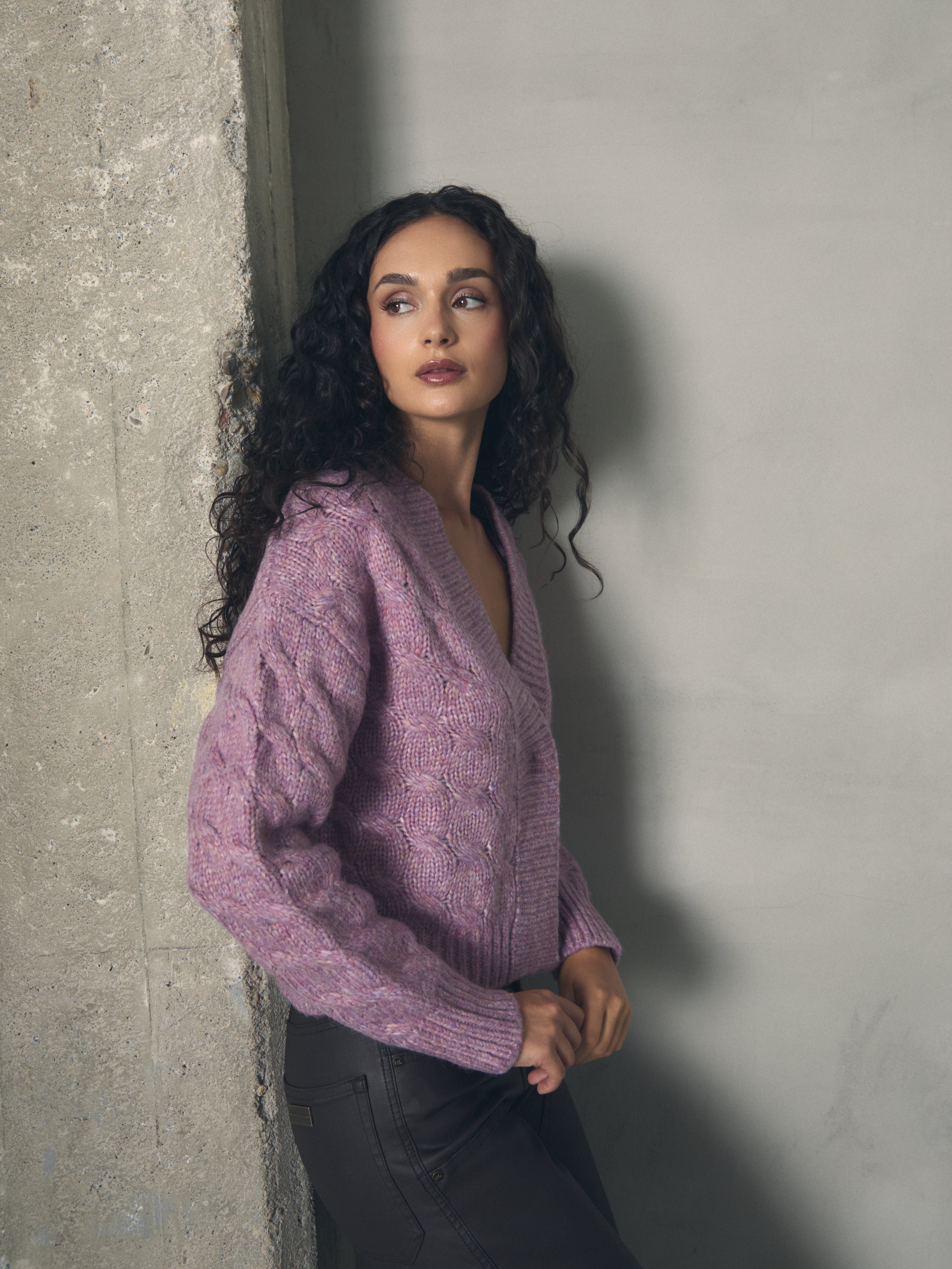 CHAQUETA PUNTO GRUESO CON OCHOS de mujer Hannibal Laguna Collection