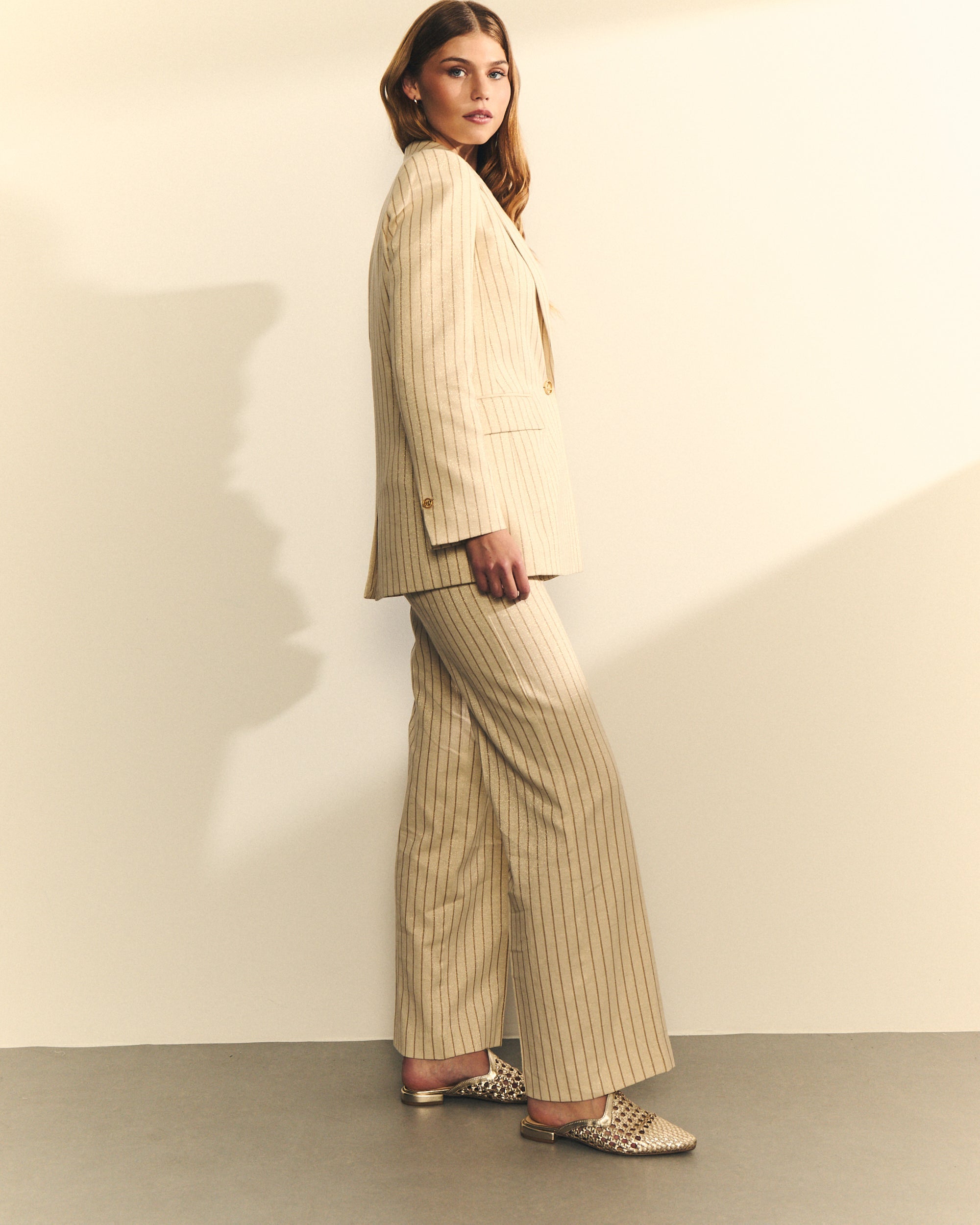 CHAQUETA RAYA LUREX de mujer Hannibal Laguna Collection