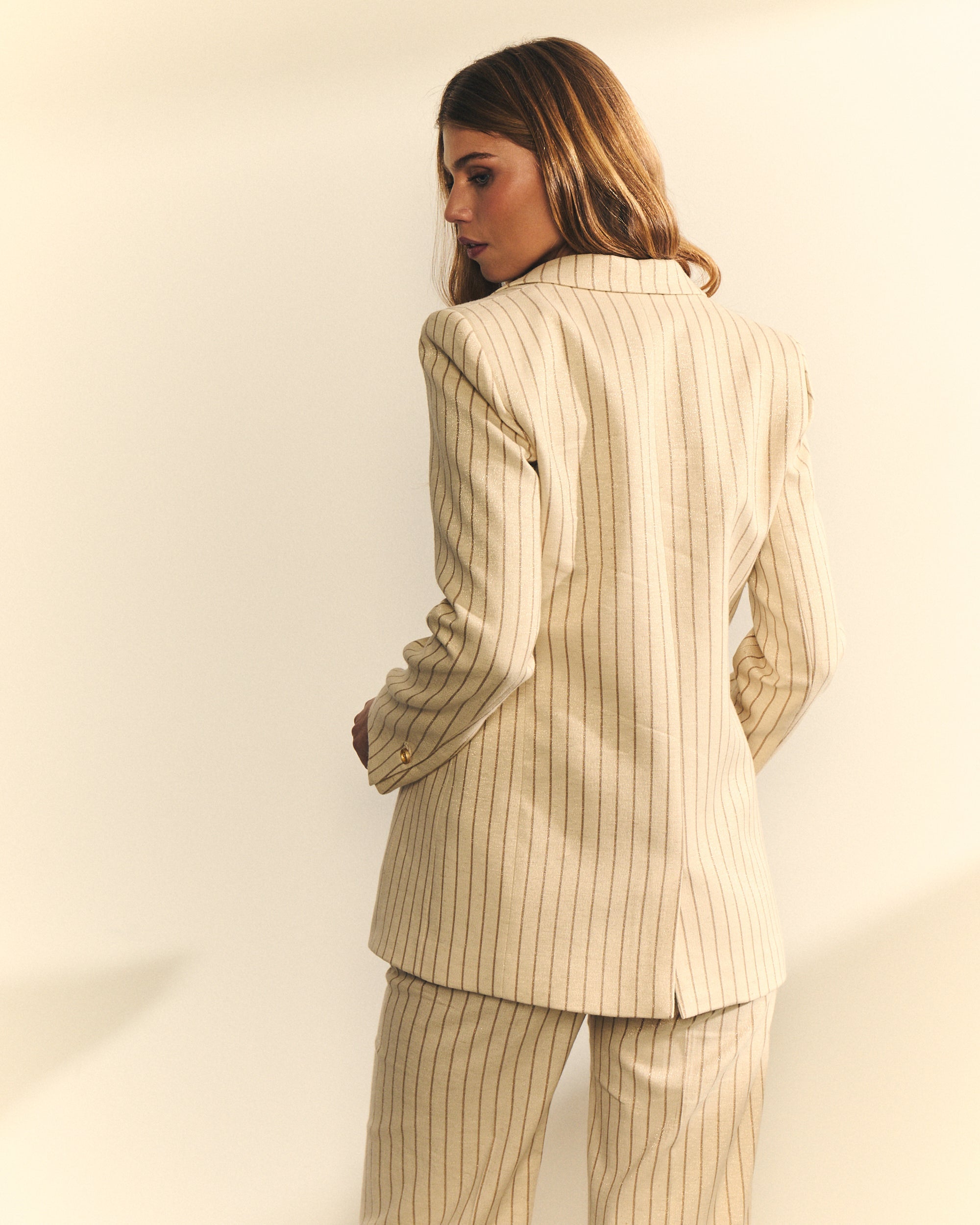 CHAQUETA RAYA LUREX de mujer Hannibal Laguna Collection