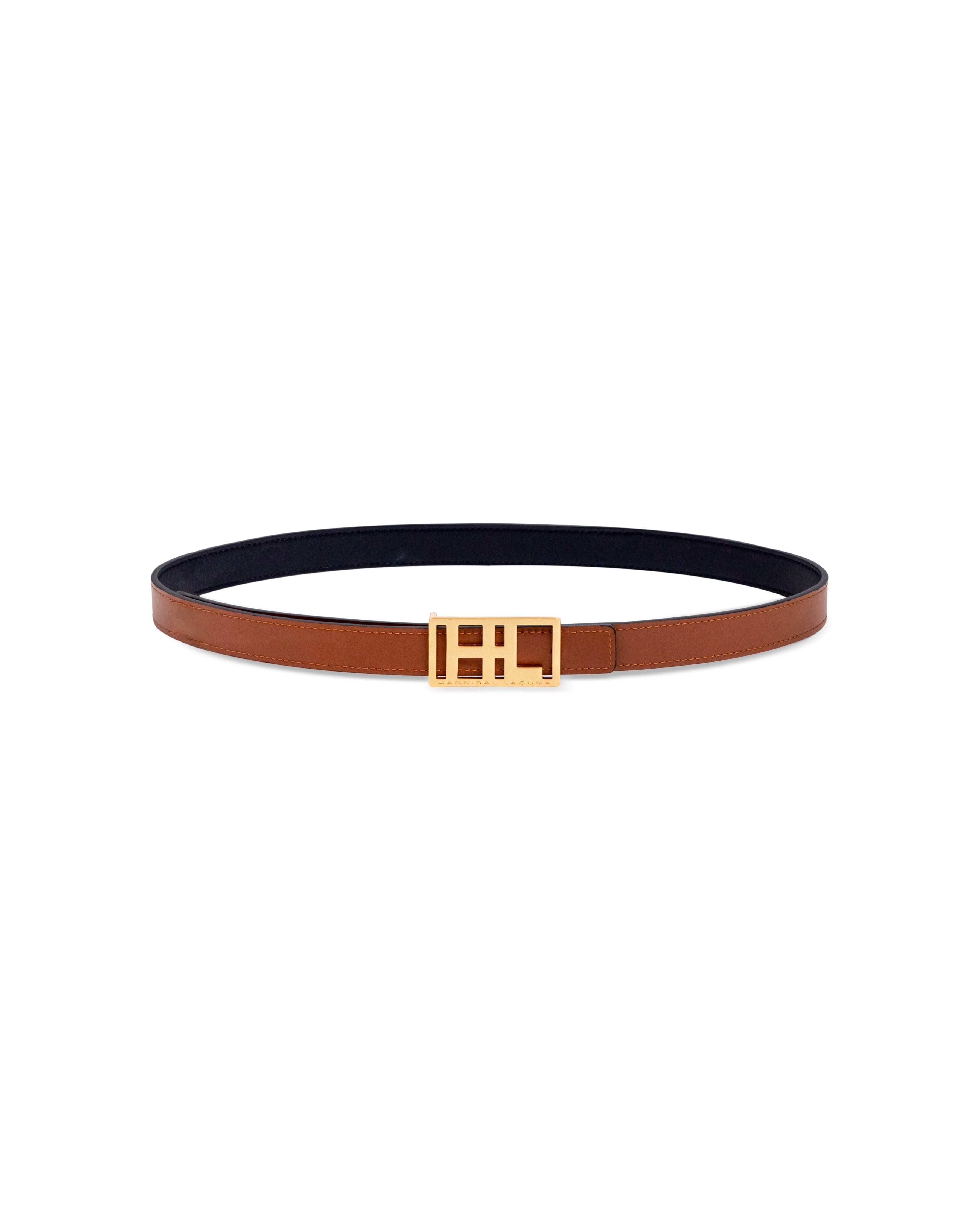 CINTURÓN DOBLE CON HEBILLA LOGO de mujer Hannibal Laguna Collection