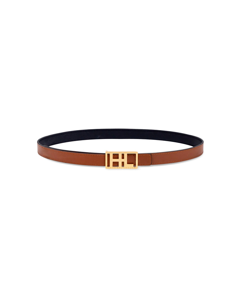 CINTURÓN DOBLE CON HEBILLA LOGO