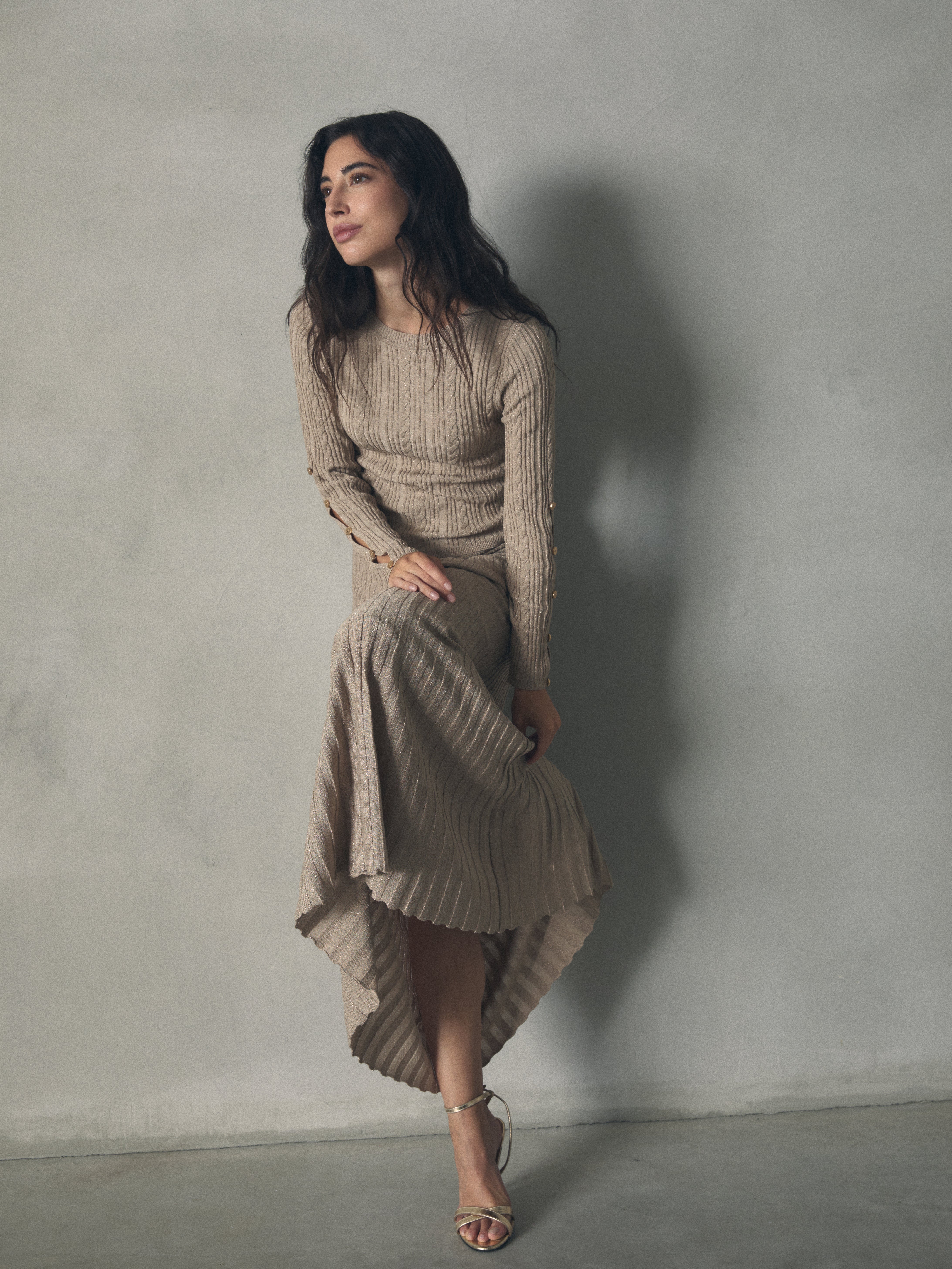 FALDA LARGA PUNTO de mujer Hannibal Laguna Collection