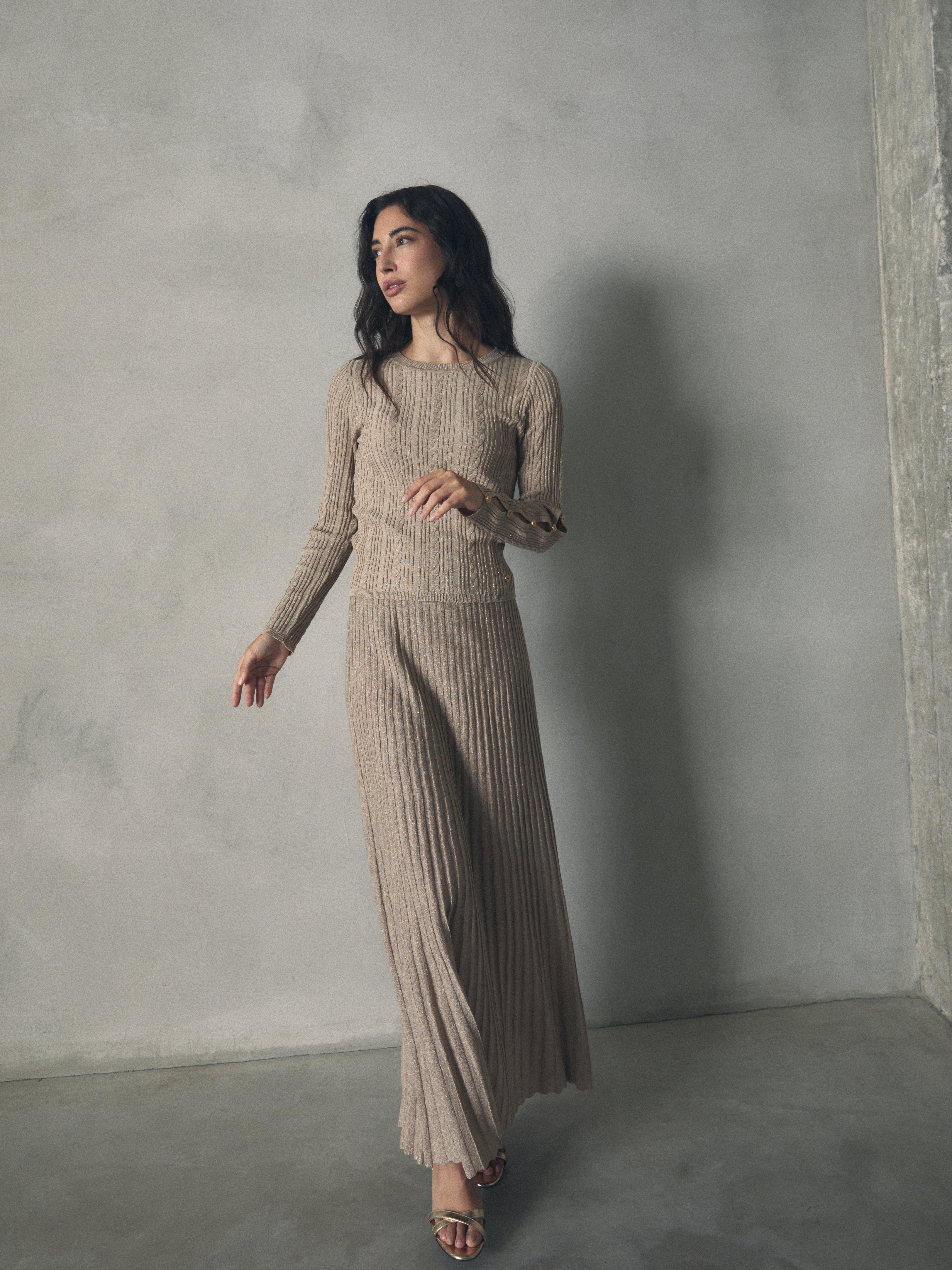 FALDA LARGA PUNTO de mujer Hannibal Laguna Collection