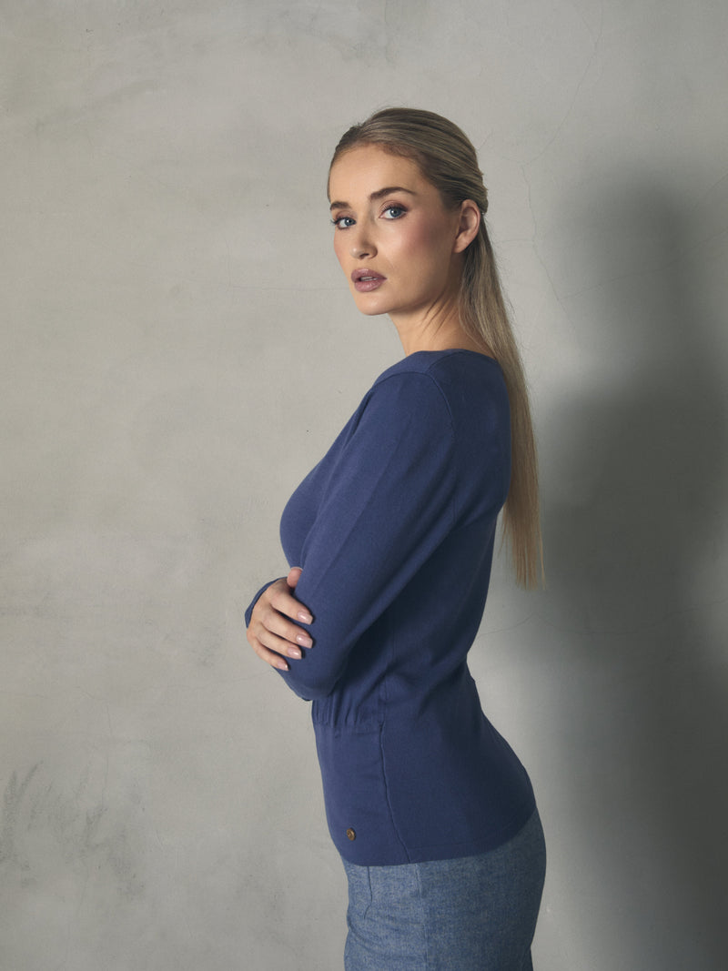 JERSEY BASICO DETALLE FRUNCE DELANTERO