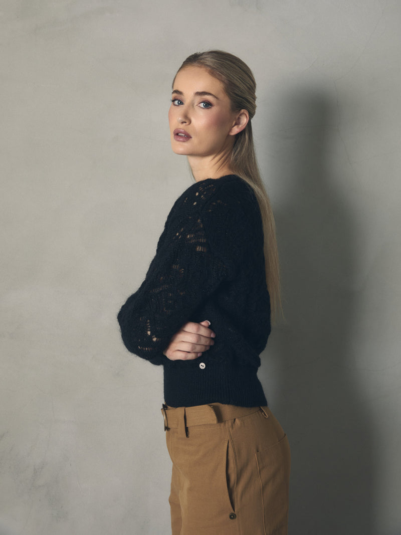 JERSEY CALADO DE MOHAIR CON LUREX