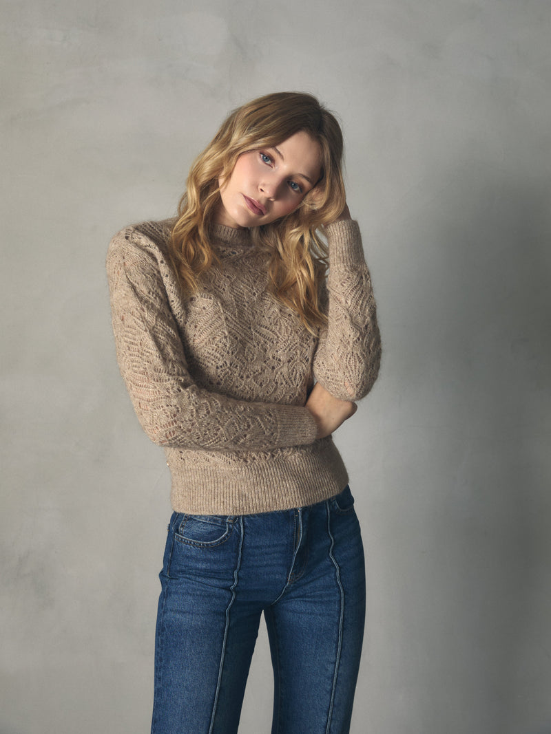 JERSEY CALADO DE MOHAIR CON LUREX