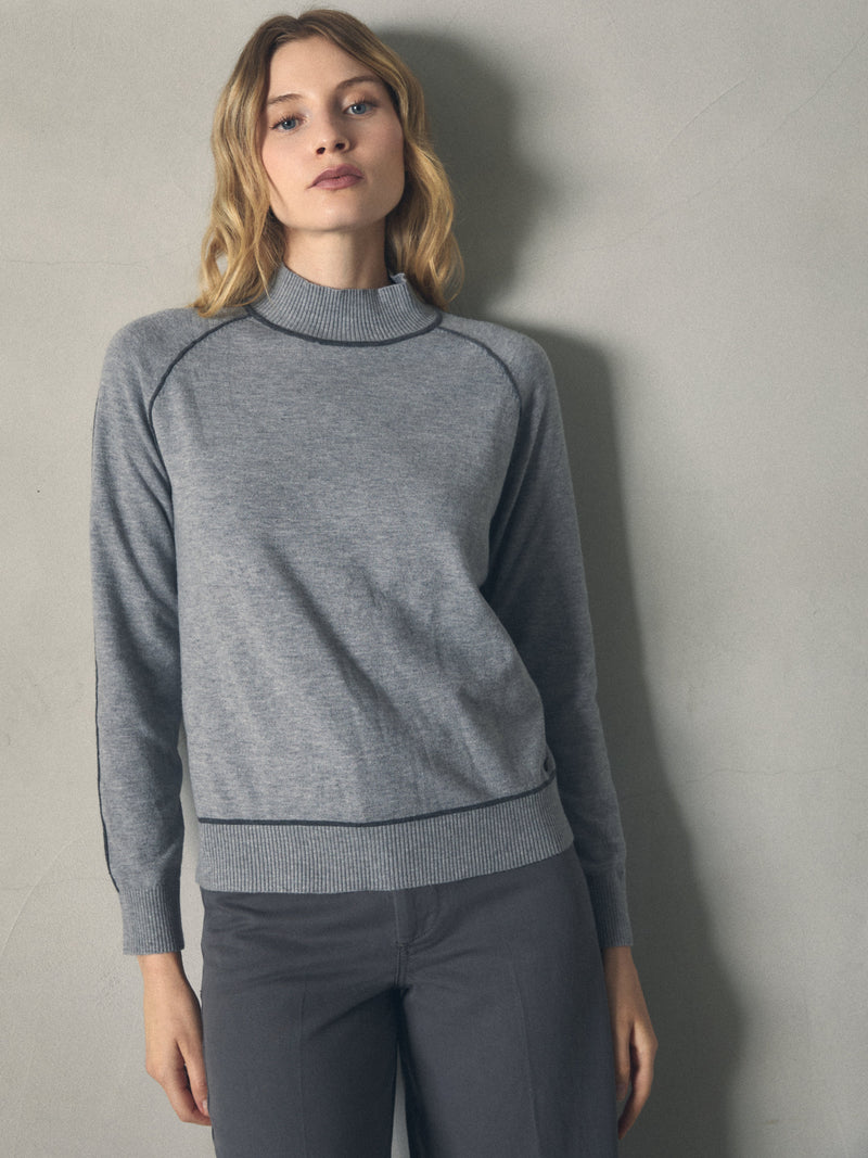 JERSEY CUELLO CISNE VIVOS A CONTRASTE