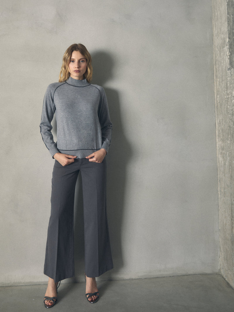 JERSEY CUELLO CISNE VIVOS A CONTRASTE