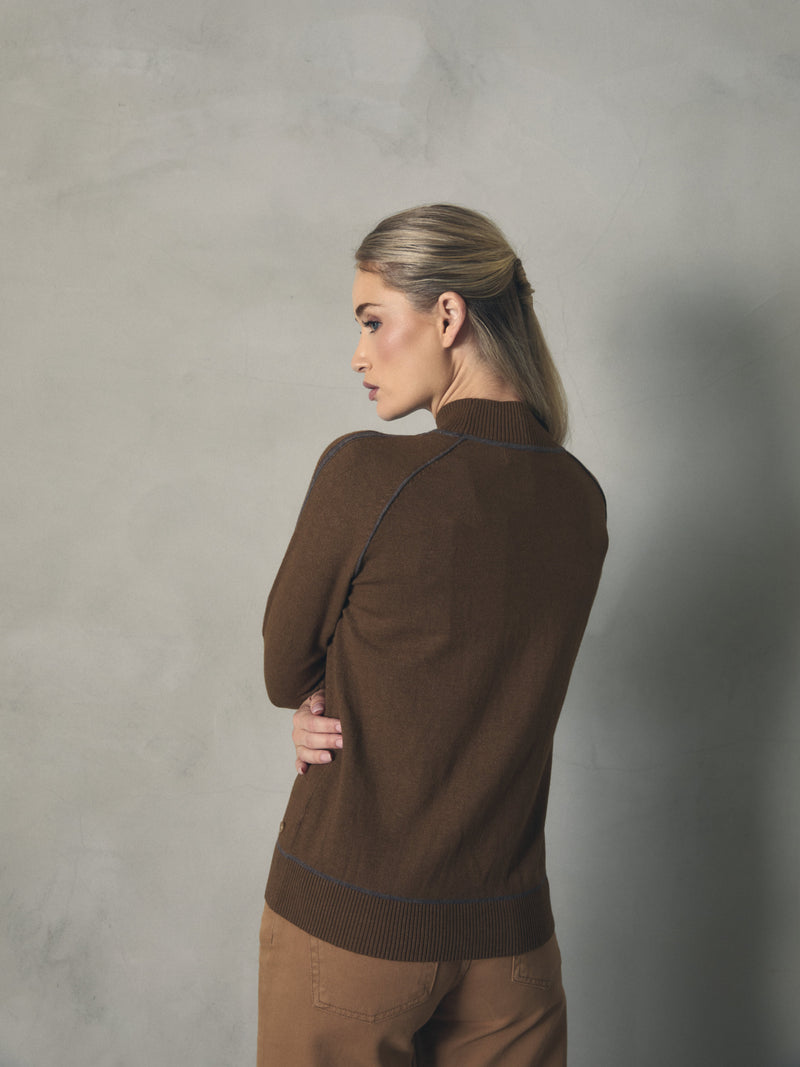 JERSEY CUELLO CISNE VIVOS A CONTRASTE