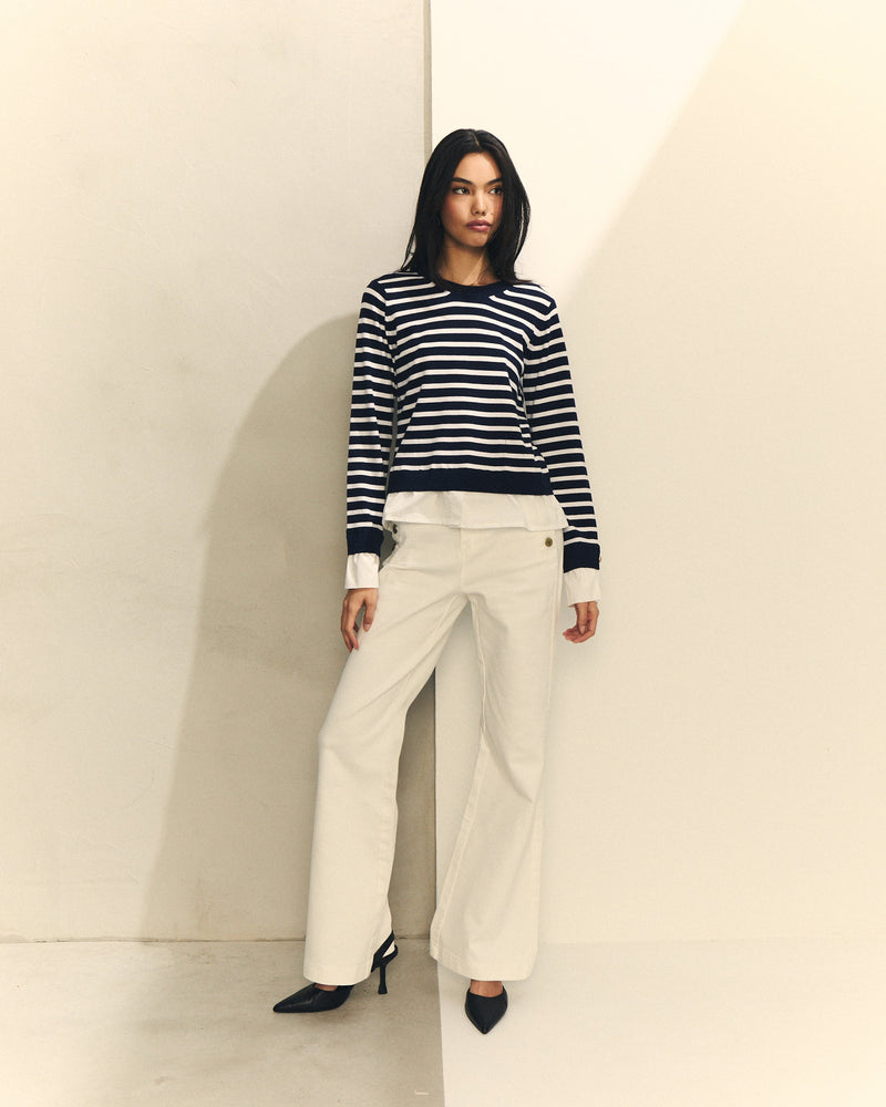 JERSEY DE RAYAS MANGA LARGA