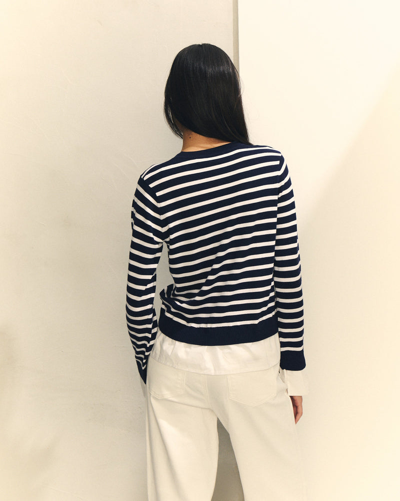 JERSEY DE RAYAS MANGA LARGA