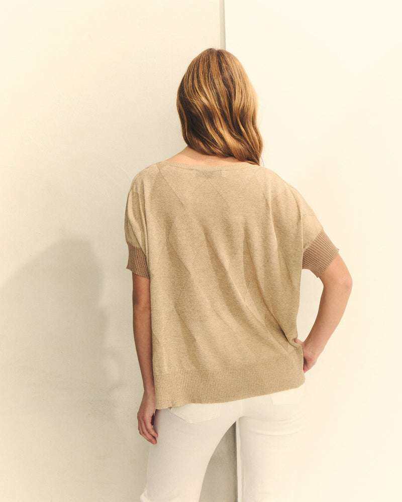 JERSEY LUREX MANGA CORTA