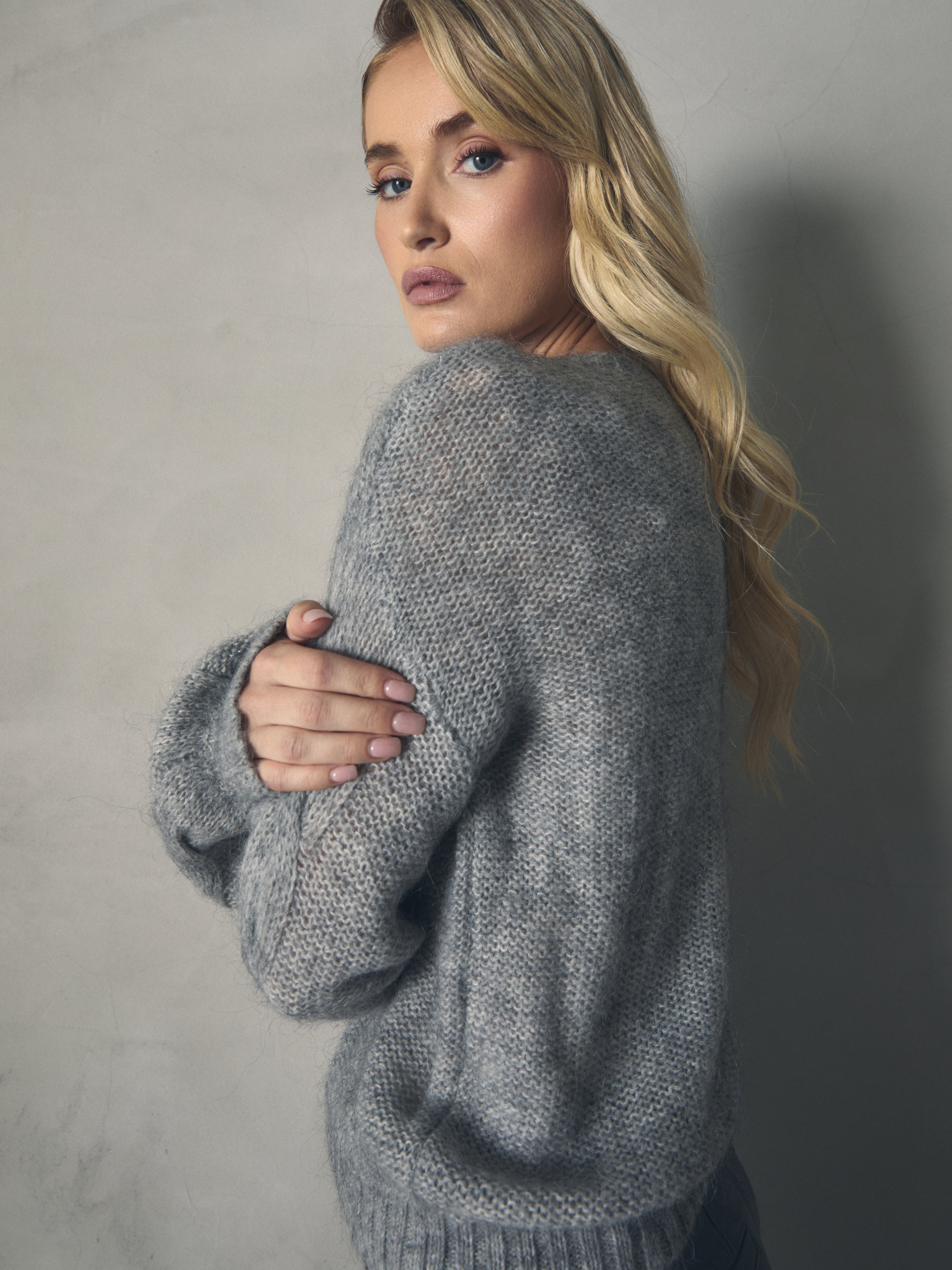 JERSEY MOHAIR MANGAS ABULLONADAS de mujer Hannibal Laguna Collection