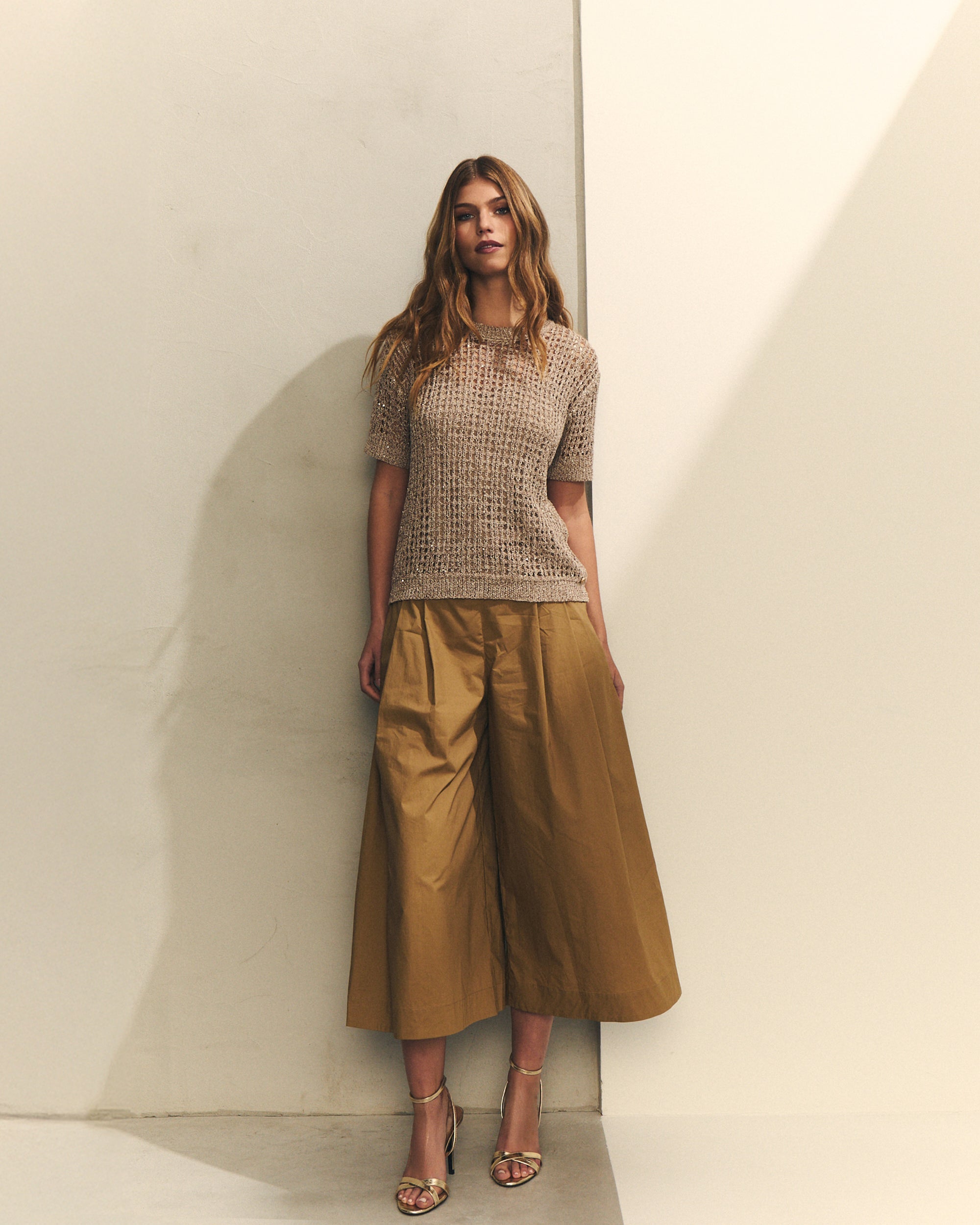 JERSEY PUNTO BRILLO CON MANGA CORTA de mujer Hannibal Laguna Collection