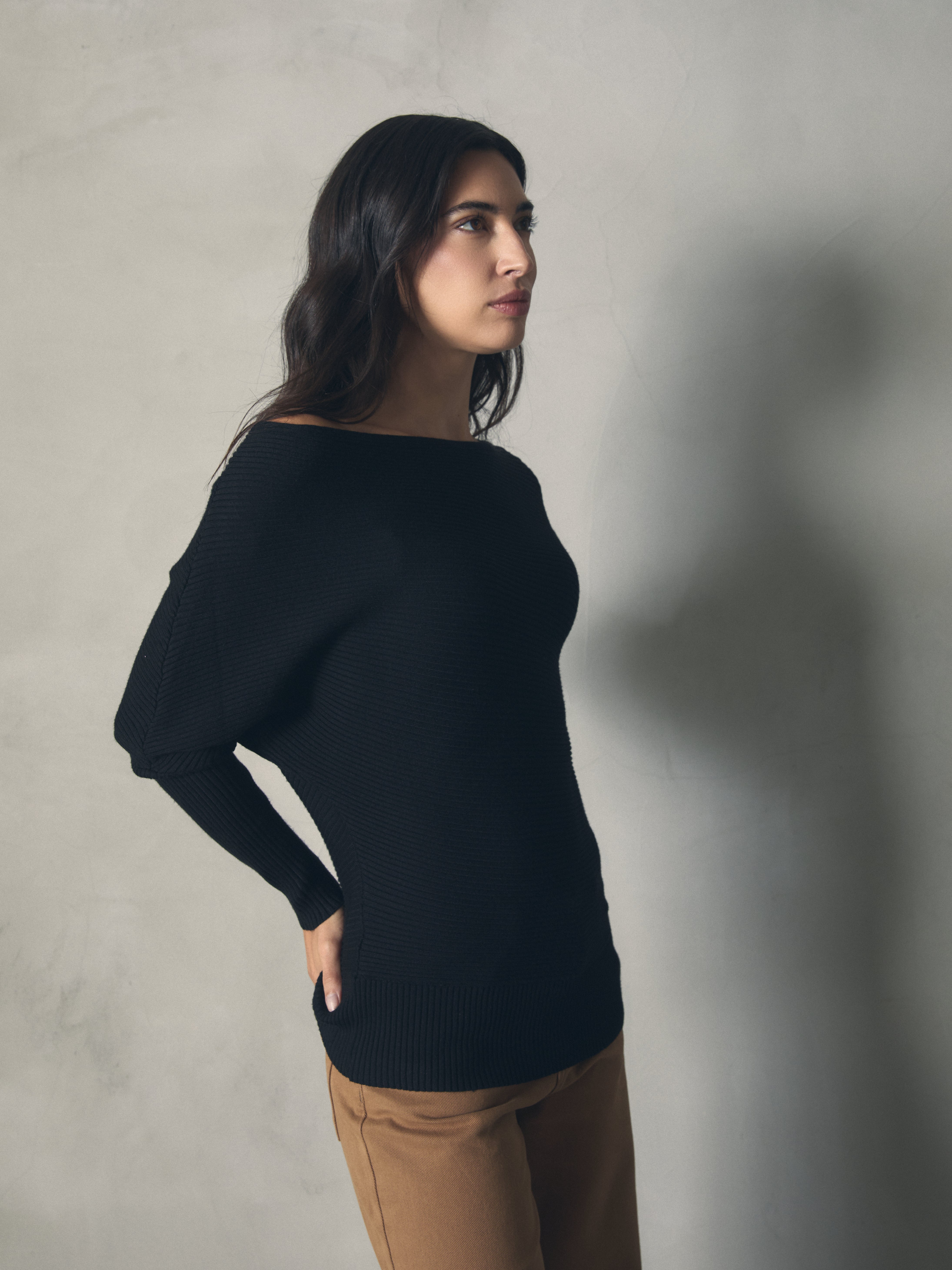 JERSEY PUNTO HOMBRO CAIDO de mujer Hannibal Laguna Collection