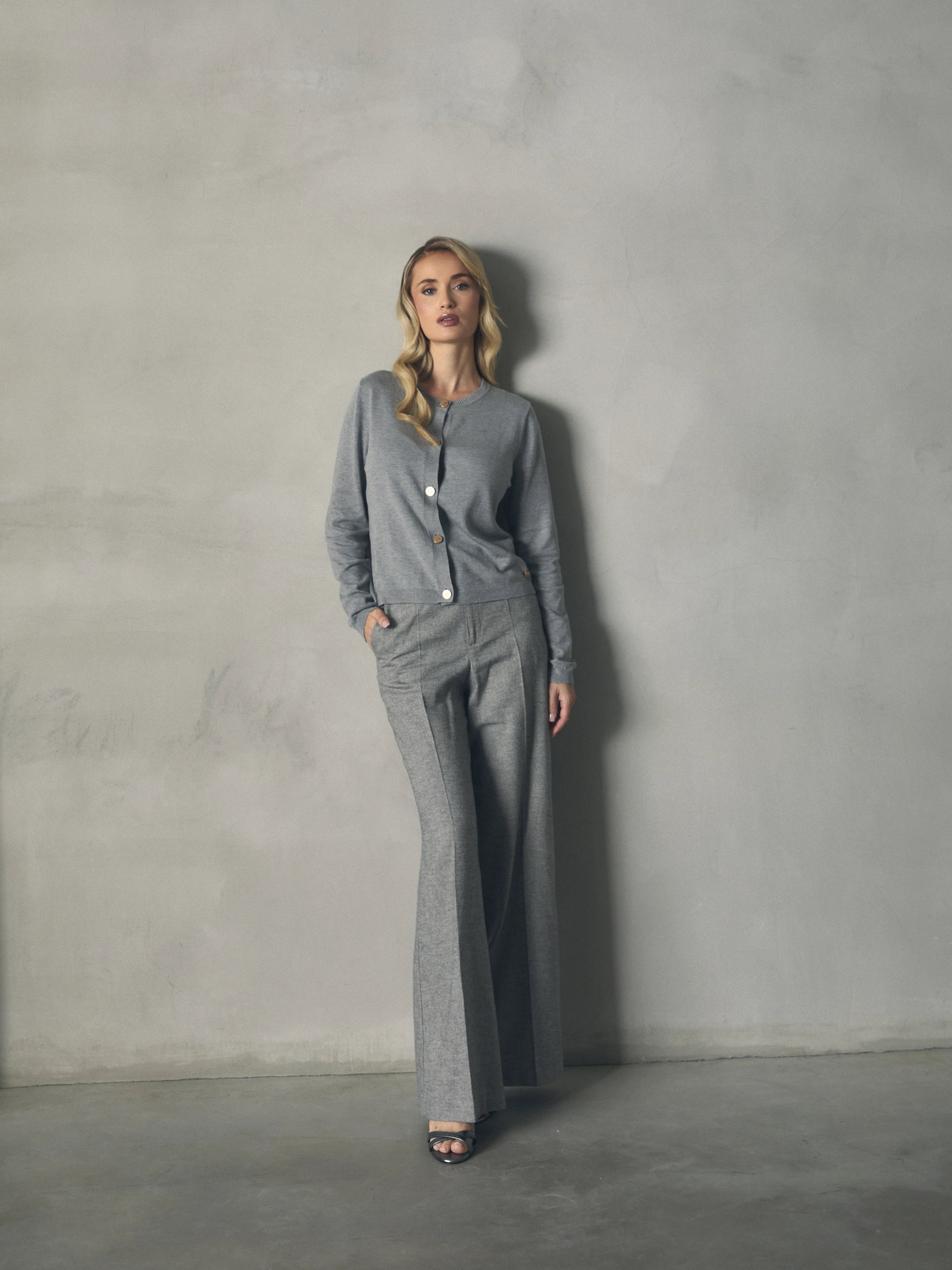 PANTALON CHEVIOT de mujer Hannibal Laguna Collection