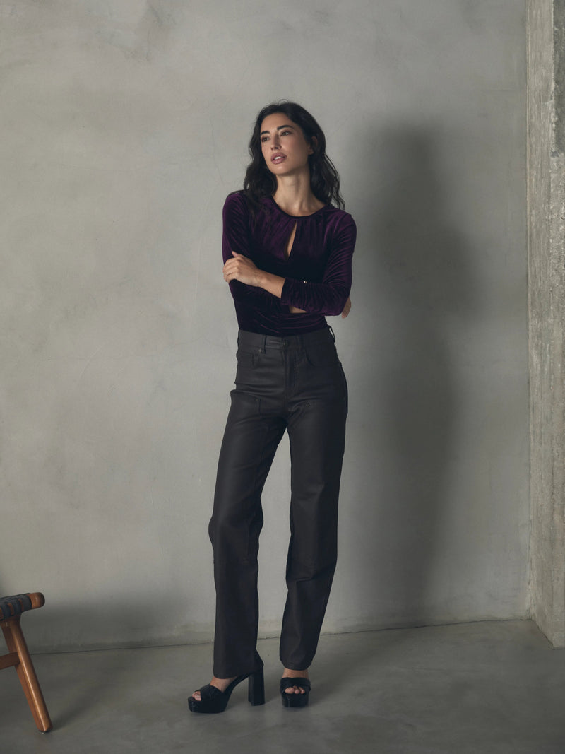 PANTALON EFECTO PIEL