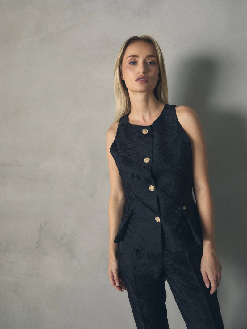 PANTALON RECTO JACQUARD