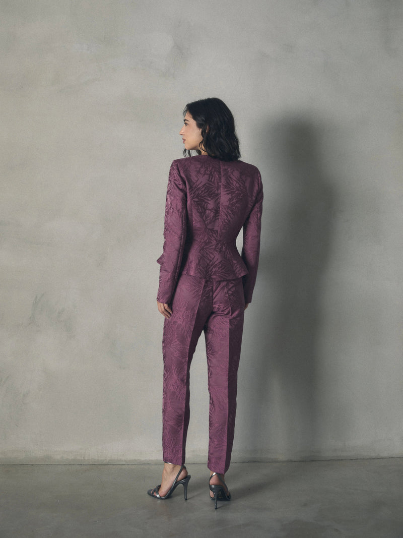 PANTALON RECTO JACQUARD