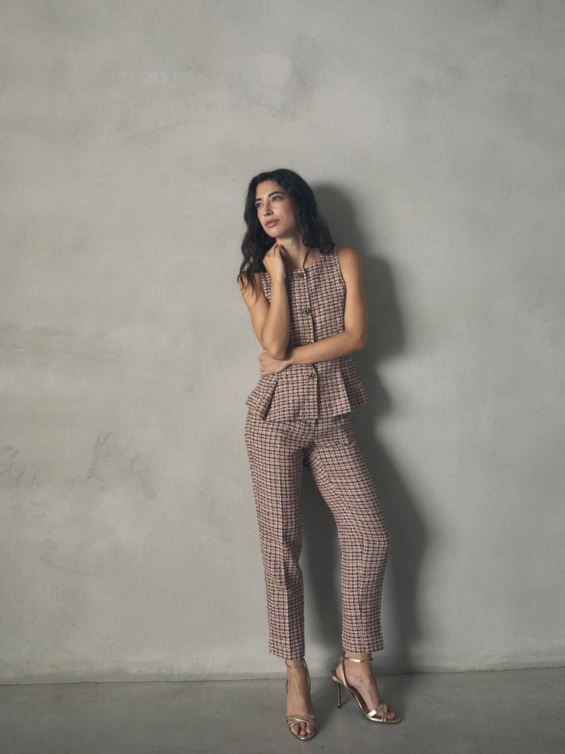 PANTALÓN TEJIDO TWEED