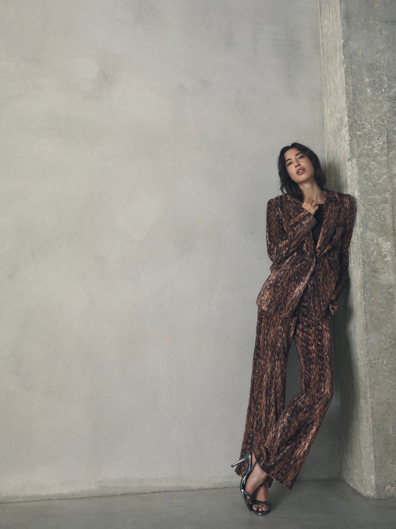 PANTALON TERCIOPELO ESTAMPADO