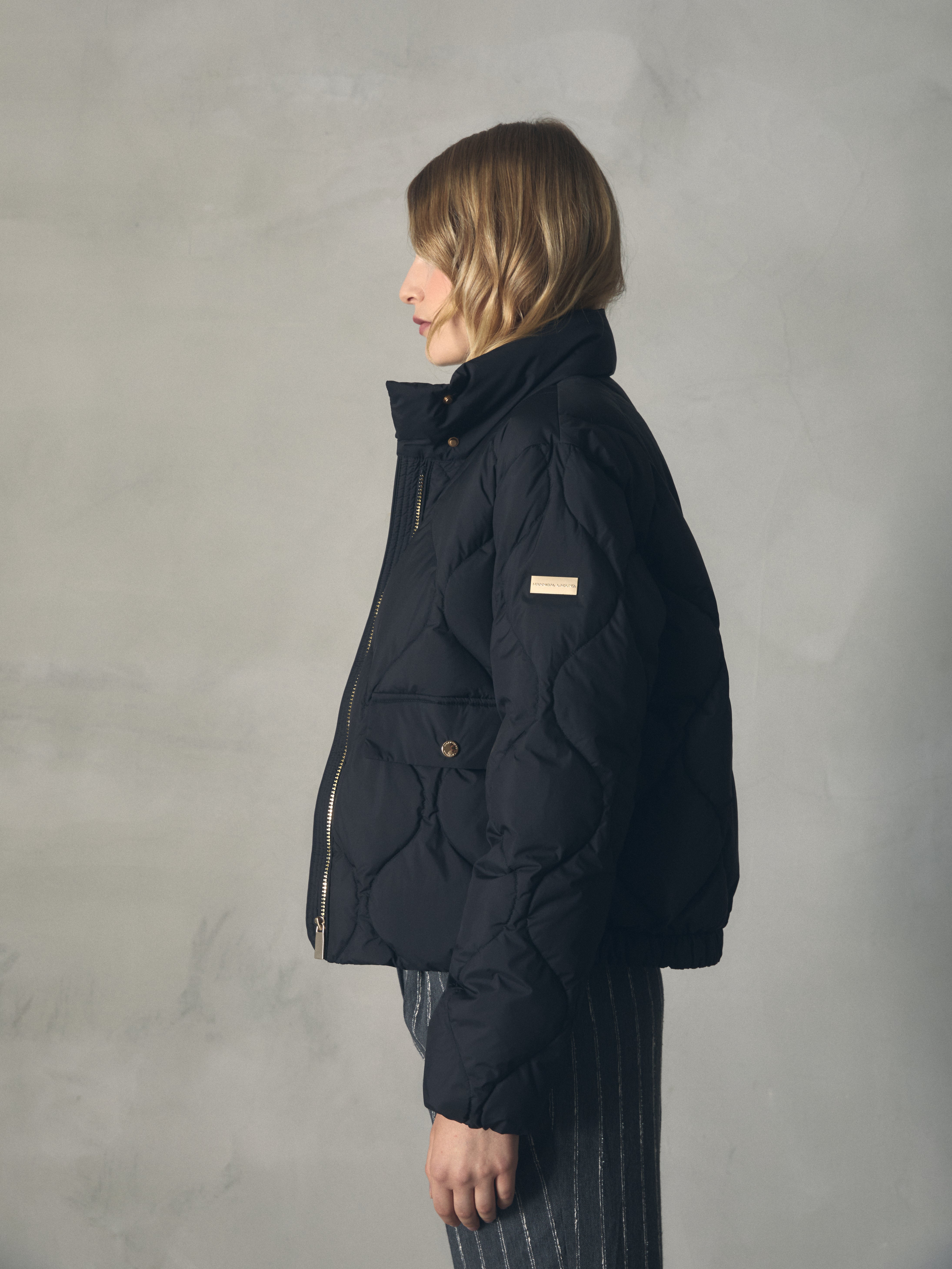 PLUMAS CORTO ACOLCHADO OCHOS de mujer Hannibal Laguna Collection