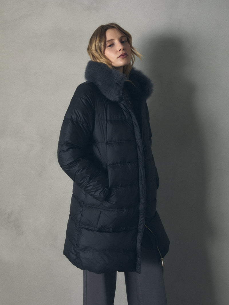 PLUMAS LARGO CUELLO PELO