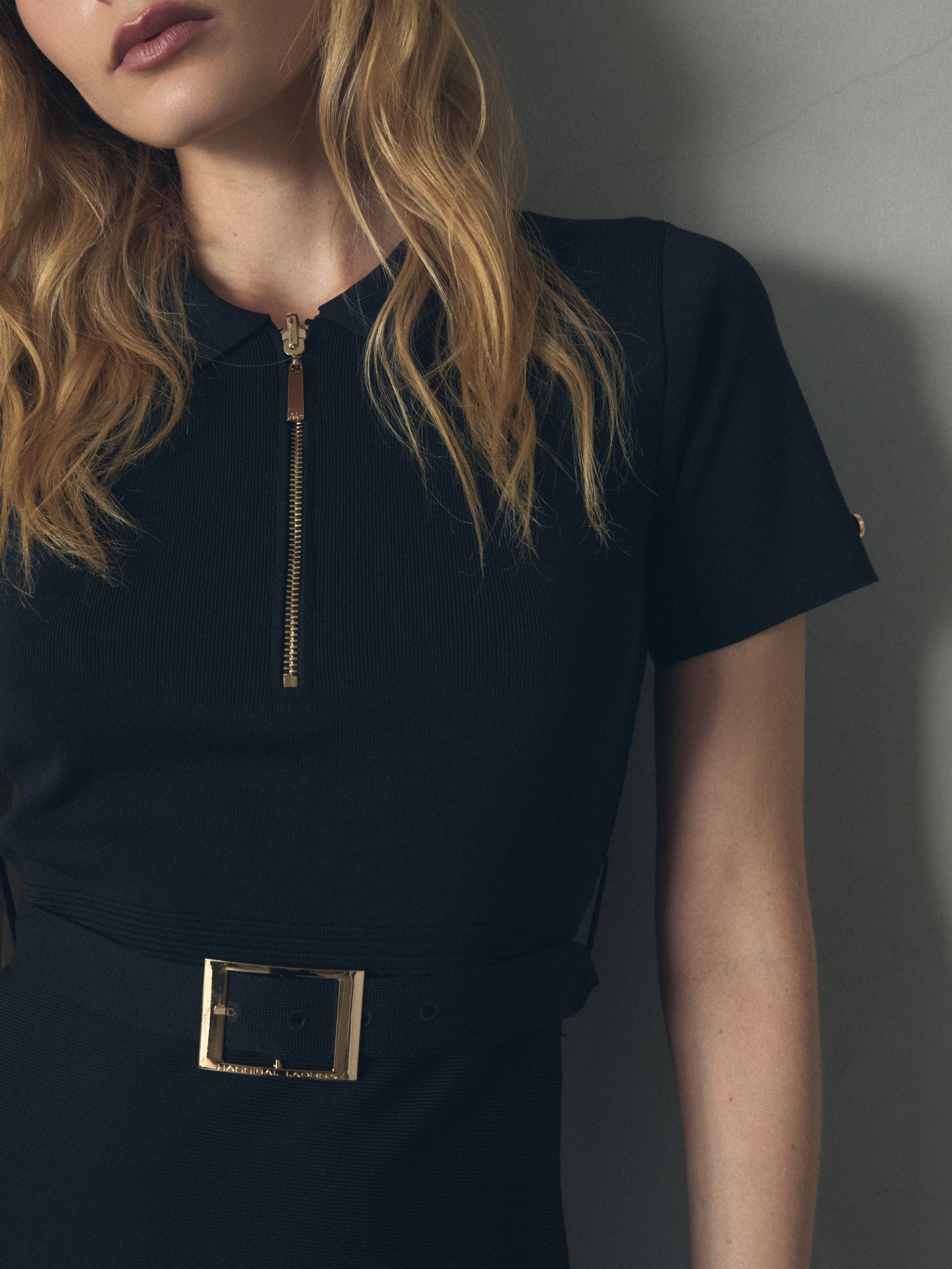 VESTIDO PUNTO CON CREMALLERA de mujer Hannibal Laguna Collection